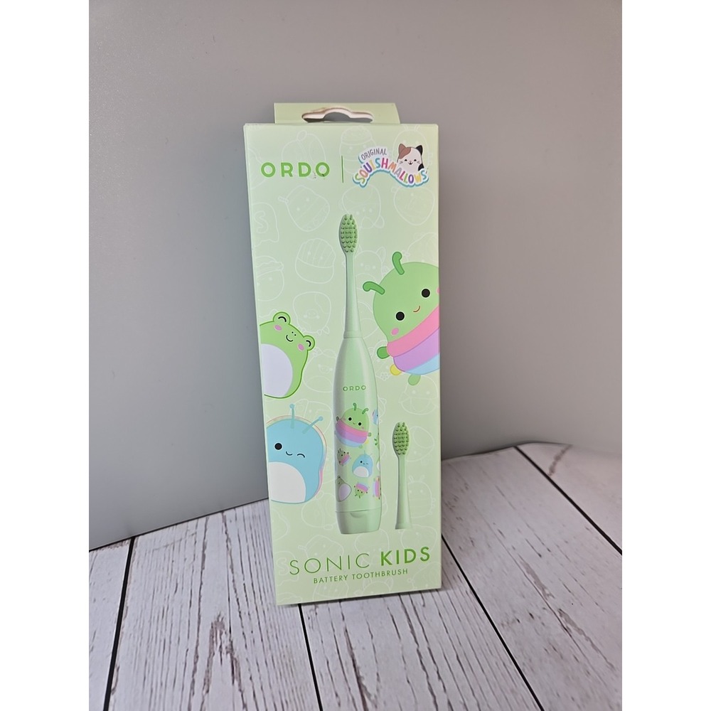 ORDO Sonic Kids Battery Green Toothbrush Original Squishmallows Jazwares NEW
